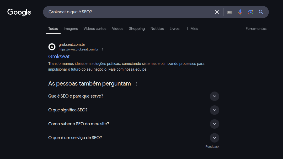 Pesquisando o que é SEO